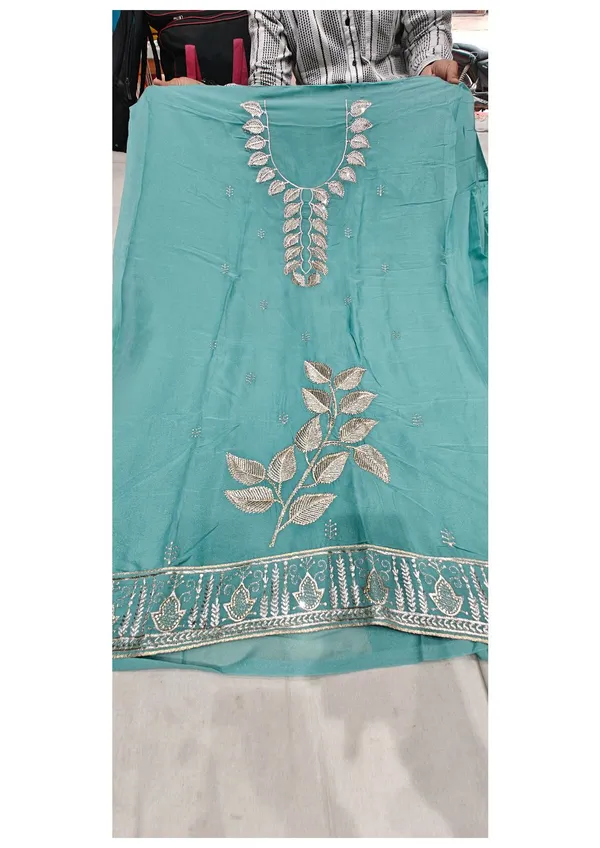 Turquoise_Star_Georgette_Embroidered_Ladies_Suit_For_Women