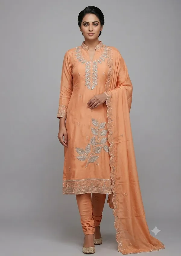 Peach_Star_Georgette_Ladies_Suit_For_Women