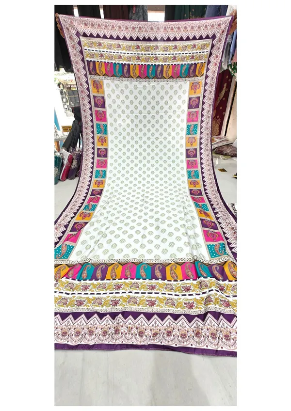 Multicolour_Rayon_Printed_Pakistani_Suit_For_Women