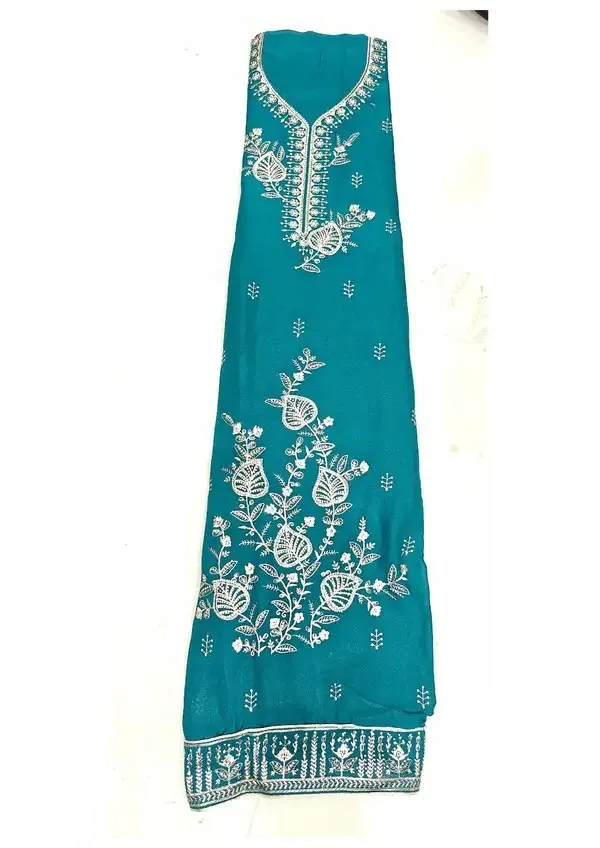 Teal_Star_Georgette_Ethnic_Embroidered_Ladies_Suit_For_Women