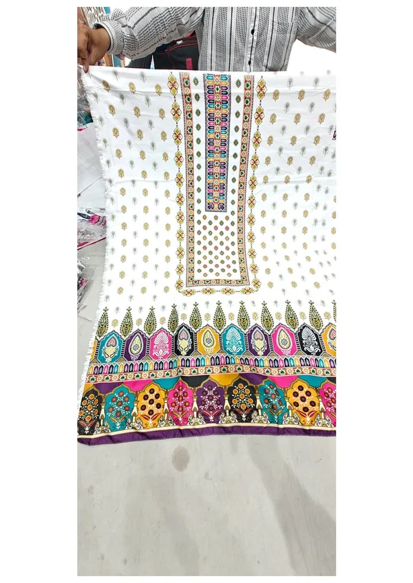 White_Rayon_Printed_Pakistani_Suit_For_Women
