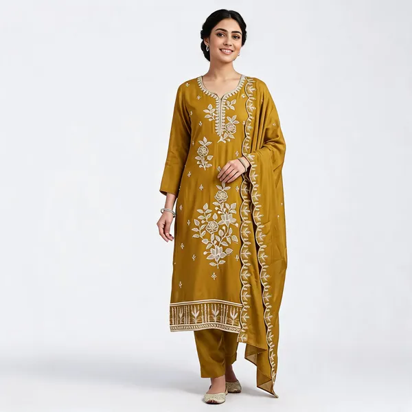 Mustard_Star_Georgette_Ladies_Suit_For_Women