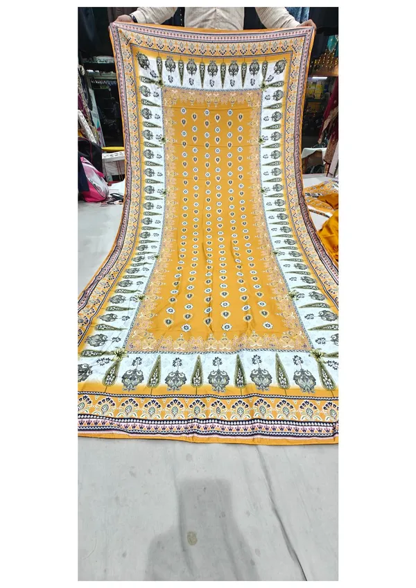 Yellow_Rayon_Printed_Pakistani_Suit_For_Women
