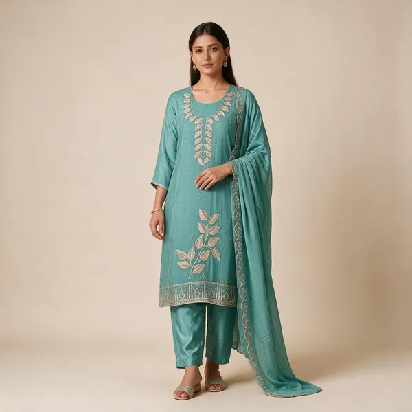 Turquoise_Star_Georgette_Embroidered_Ladies_Suit_For_Women