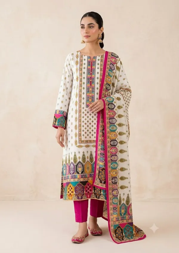 White_Riyon_Pakistani_Suit_For_Women