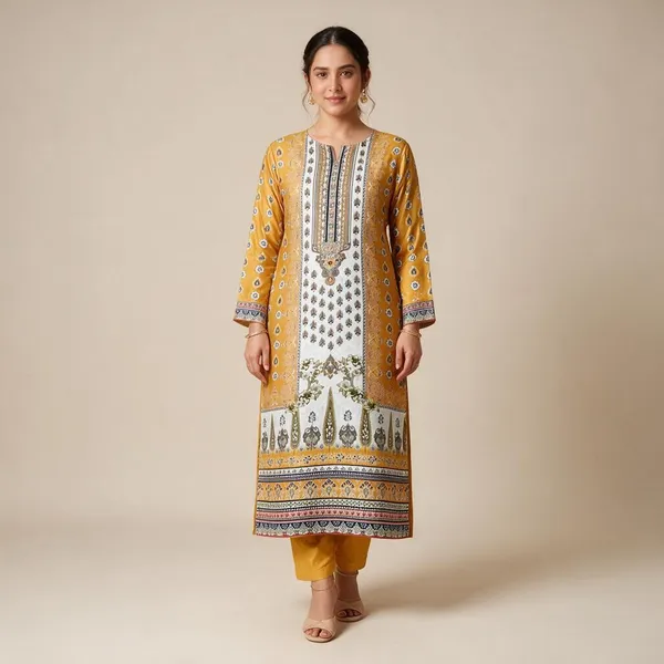 Yellow_Rayon_Printed_Pakistani_Suit_For_Women