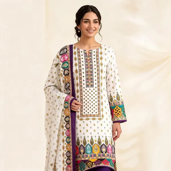 White_Riyon_Pakistani_Suit_For_Women