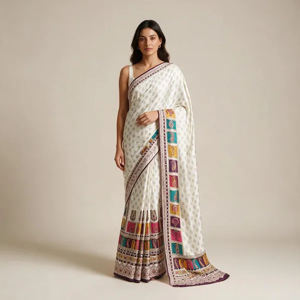 Multicolour_Rayon_Printed_Pakistani_Suit_For_Women