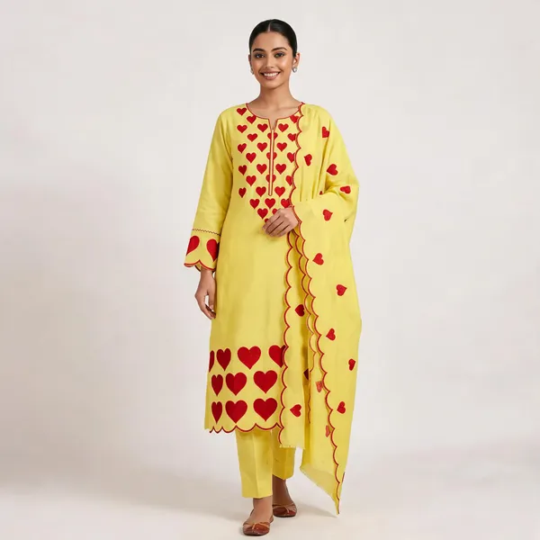 Yellow_Riyon_Reyon_Cotton_Suit_For_Women