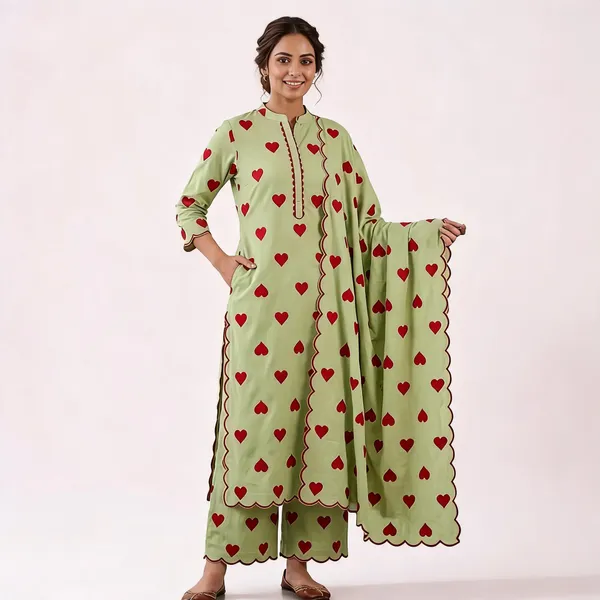Green_Riyon_Reyon_Cotton_Suit_For_Women