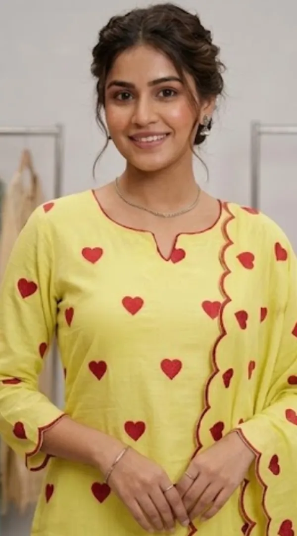 Yellow_Riyon_Rayon_Cotton_Suit_For_Women