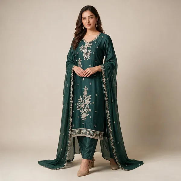 Green_Star_Georgette_Floral_Embroidered_Ladies_Suit_For_Women