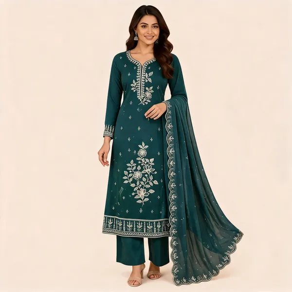 Green_Star_Georgette_Ladies_Suit_For_Women