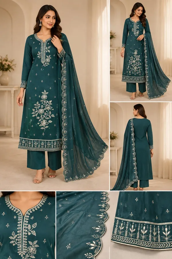 Green_Star_Georgette_Ladies_Suit_For_Women