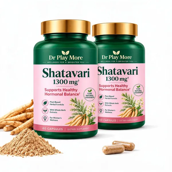 Dr_Playmore_Shatavari_1300_Mg_Women'S_Wellness_Capsules