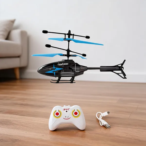 2_In_1_Helicopter_With_Radio_Remote_Control_Hand_Sensor_Usb_Cable_Charging