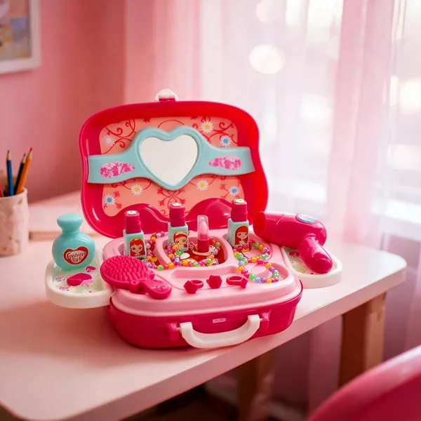 Make_Up_Kit_Beauty_Set_21_Pcs_Pretend_Play_Cosmetic_Suitcase_Makeup_Set_Accessories