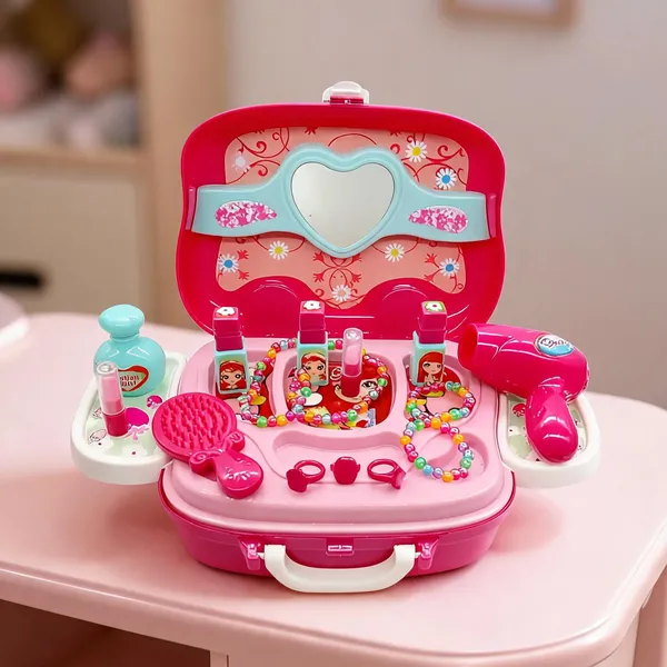 Make_Up_Kit_Beauty_Set_21_Pcs_Pretend_Play_Cosmetic_Suitcase_Makeup_Set_Accessories