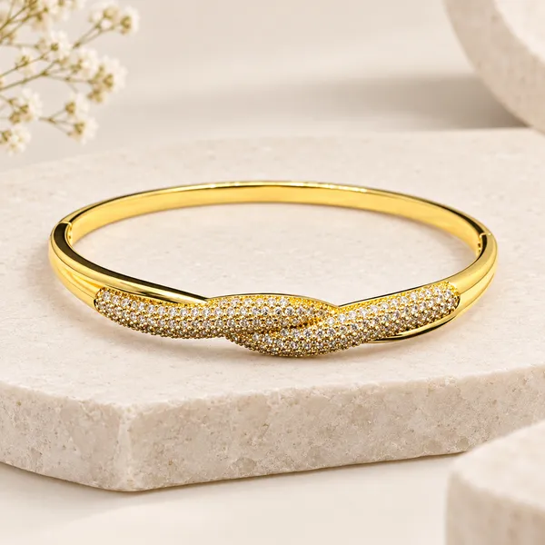 Gold_Tone_Crystal_Embellished_Bangle_For_Women
