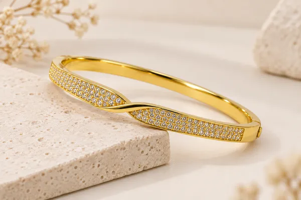 Gold_Tone_Crystal_Embellished_Twist_Bangle_For_Women