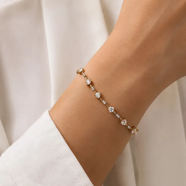 Rose_Gold_Crystal_Tennis_Bracelet_For_Women