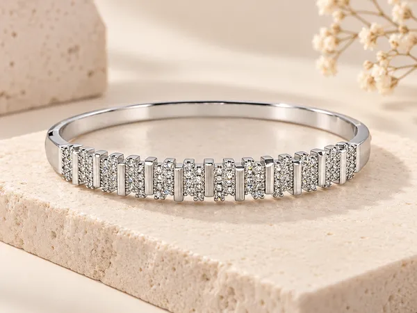 Silver_Crystal_Bangle_For_Women
