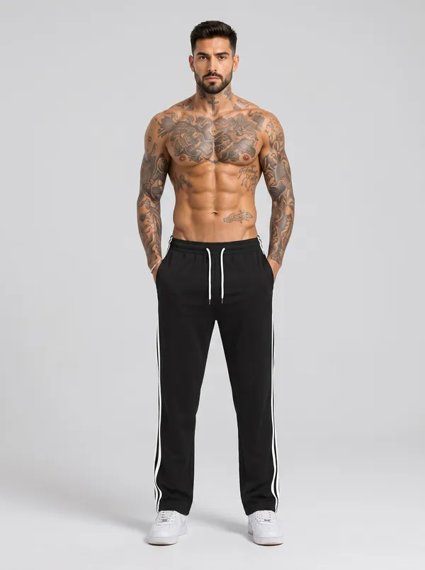 Men's_Side_Stripe_4-Way_Stretch_Lycra_Track_Pants