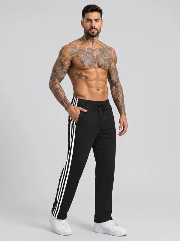 Men's_Side_Stripe_4-Way_Stretch_Lycra_Track_Pants