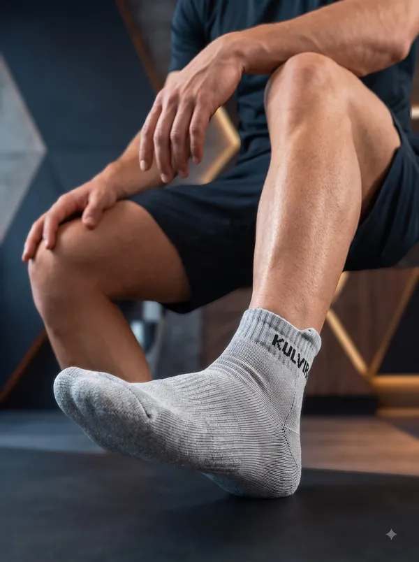 KULVIRA_Ankle_Length_Socks_Combo_-_Dark_Grey_+_Light_Grey_-_2_Pairs