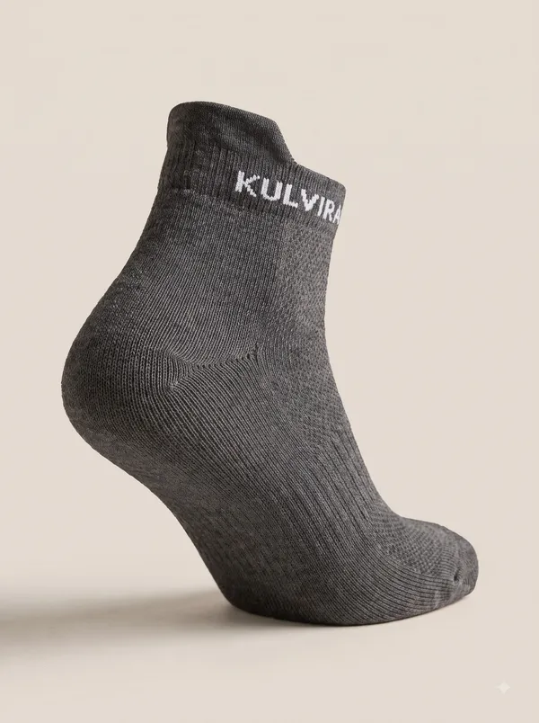 KULVIRA_Ankle_Length_Socks_Combo_-_Black_+_Brown_+_Light_Grey_+_Dark_Grey_+_Navy_Blue_-_5_Pairs