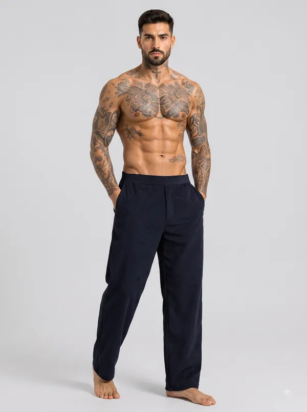 Men's_Side_Stripe_4-Way_Stretch_Lycra_Track_Pants