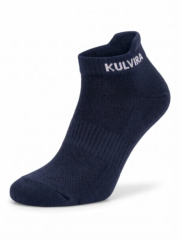 KULVIRA_Navy_Blue_Ankle_Length_Socks