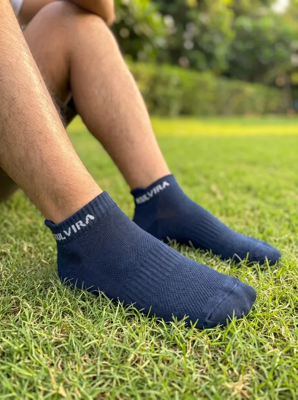 KULVIRA_Navy_Blue_Ankle_Length_Socks