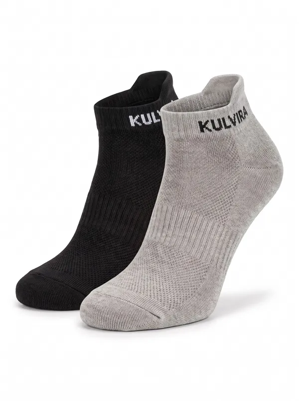 KULVIRA_Ankle_Length_Socks_Combo_-_Black_+_Light_Grey_-_2_Pairs