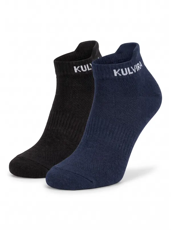 KULVIRA_Ankle_Length_Socks_Combo_-_Black_+_Navy_Blue_-_2_Pairs