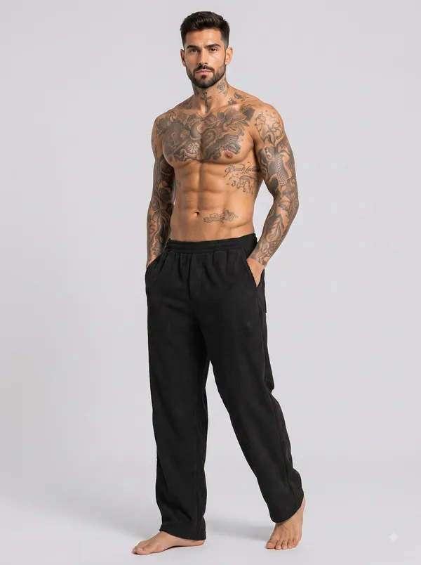 Men's_Side_Stripe_4-Way_Stretch_Lycra_Track_Pants