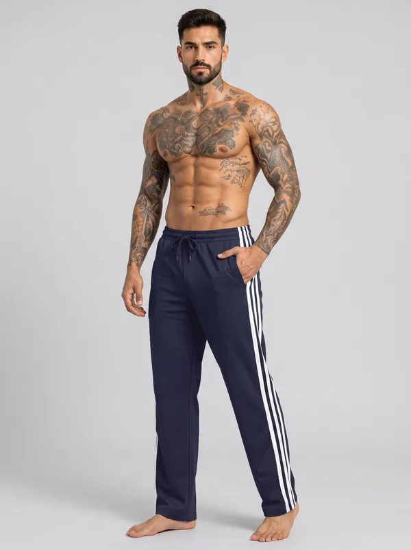 Men's_Side_Stripe_4-Way_Stretch_Lycra_Track_Pants