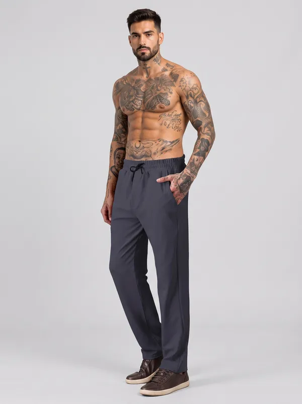 Men's_Twill_4-Way_Spandex_Lycra_Track_Pants
