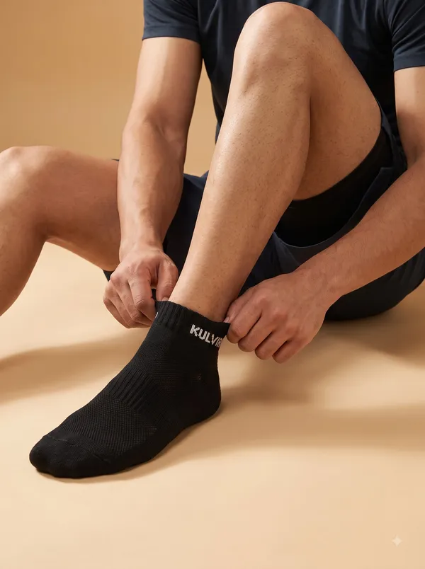 KULVIRA_Ankle_Length_Socks_Combo_-_Black_+_Navy_Blue_-_2_Pairs