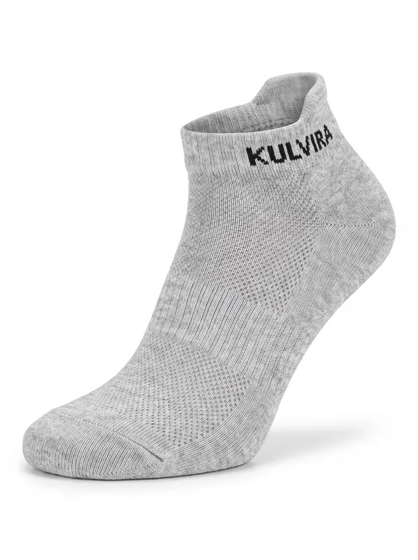 KULVIRA_Ankle_Length_Socks_Combo_-_Black_+_Light_Grey_-_2_Pairs