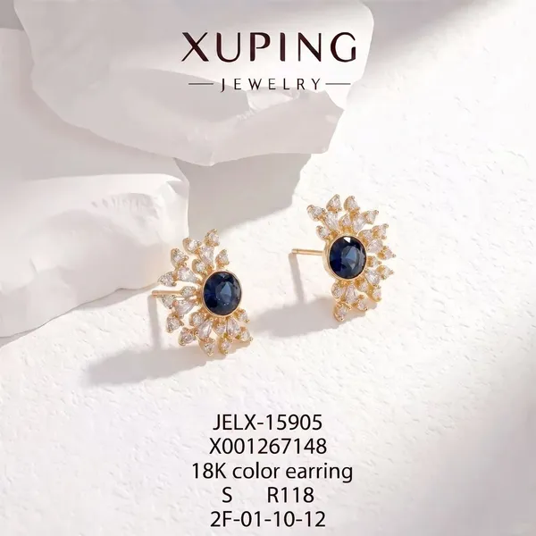 Gold_Blue_Copper_Alloy_Stone_Stud_Earrings_For_Women
