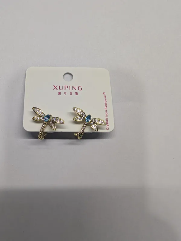 Silver_Copper_Alloy_Rhinestone_Butterfly_Earrings_For_Women