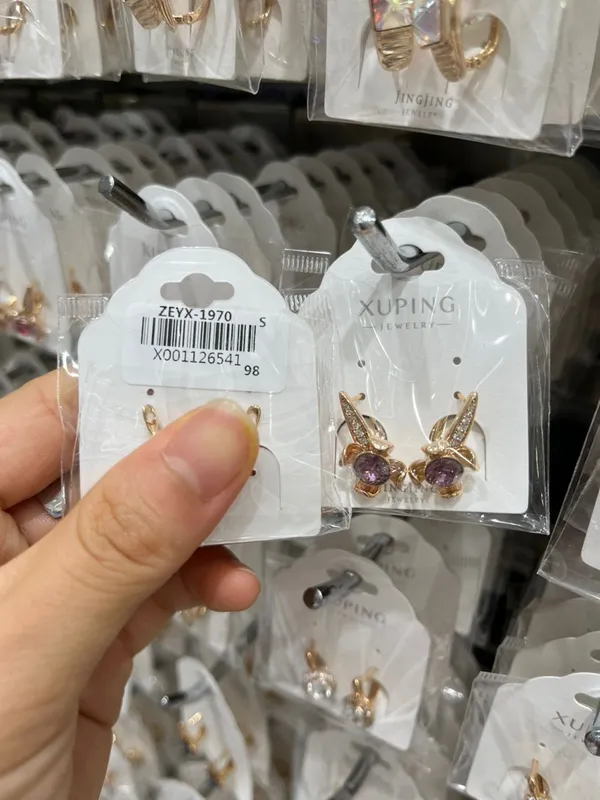 Gold_And_Purple_Copper_Alloy_Stone_Drop_Earrings_For_Women