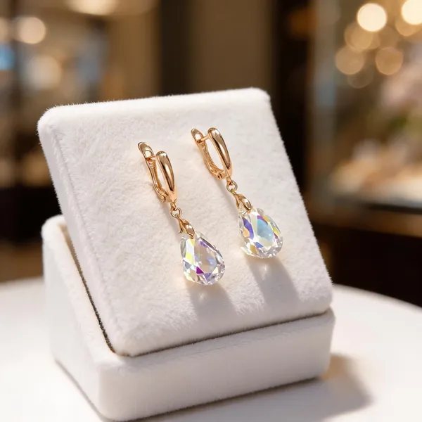 Gold_Copper_Alloy_Crystal_Teardrop_Earrings_For_Women