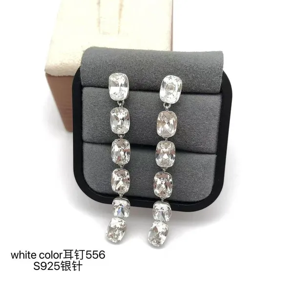 White_Copper_Alloy_Crystal_Drop_Earrings_For_Women