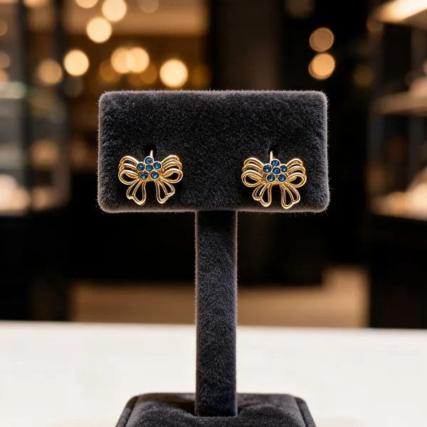 Gold_Blue_Copper_Alloy_Crystal_Bow_Stud_Earrings_For_Women