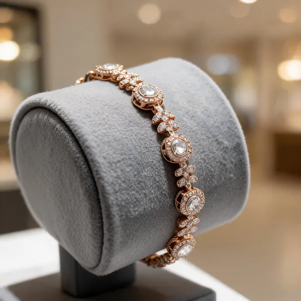 Gold_Copper_Alloy_Crystal_Link_Bracelet_For_Women