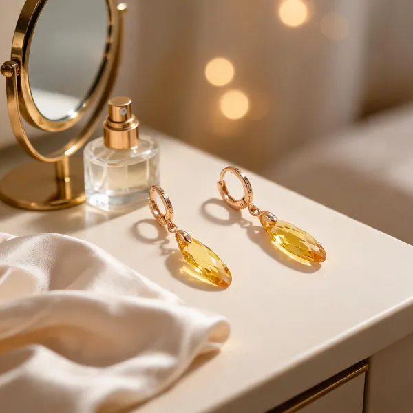Gold_Copper_Alloy_Drop_Earrings_For_Women
