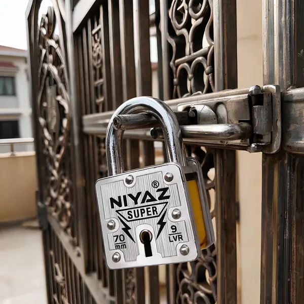 Nivaz_Silver_Iron_9-Lever_Padlock_Pack_Of_3