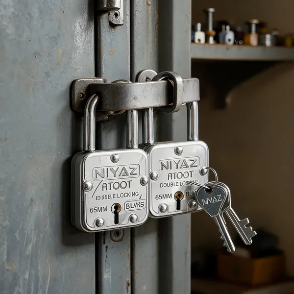 Nivaz_Atoot_Silver_Iron_65Mm_Double_Locking_Padlock_Pack_Of_2